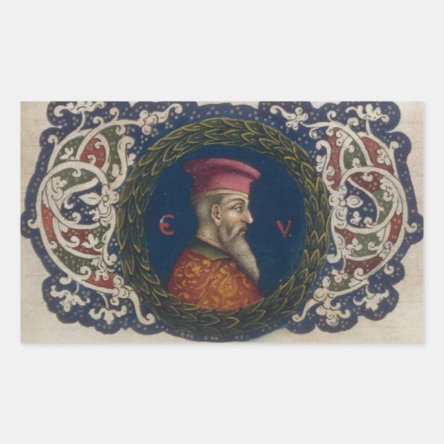 Sticker Rectangulaire Skanderbeg (Devant)