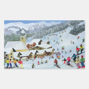 Sticker Rectangulaire Ski Whizzz ! 1991