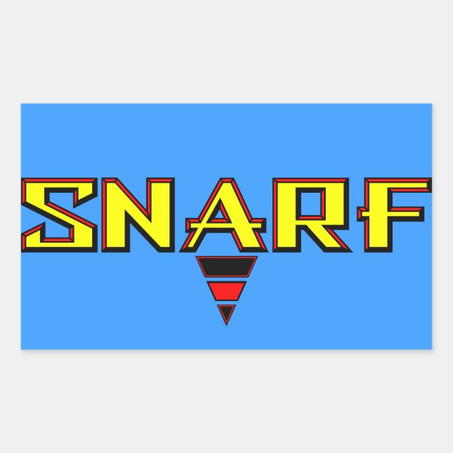 Sticker Rectangulaire Snarf (Devant)
