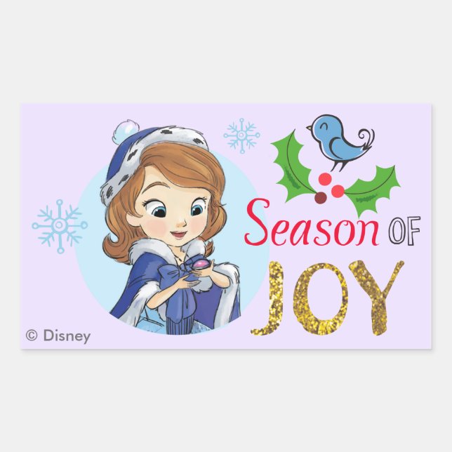 Sticker Rectangulaire Sofia le premier | Saison De Joie (Devant)