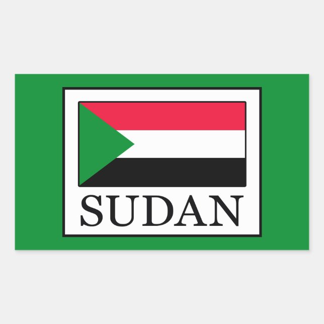 Sticker Rectangulaire Soudan (Devant)
