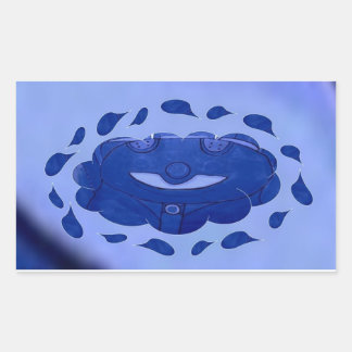 Sticker Rectangulaire Souriez de Hanbir.