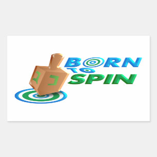 Sticker Rectangulaire Soutenu pour tourner