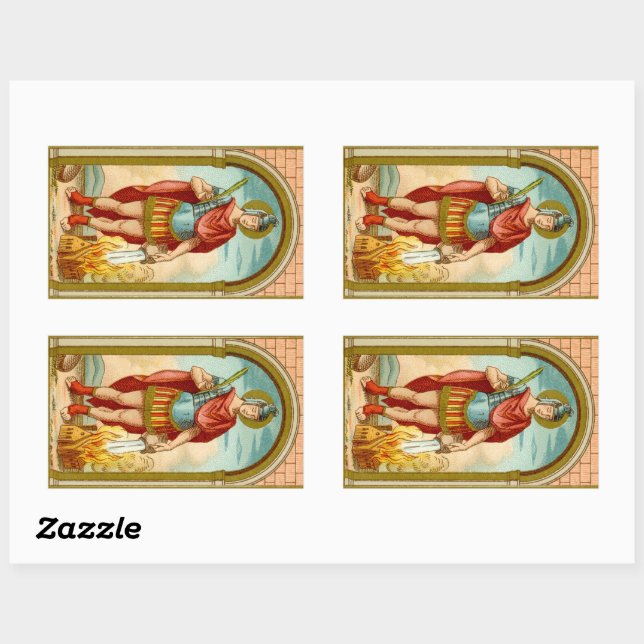 Sticker Rectangulaire St. Florian de Lorch (BK 032) (Feuille)