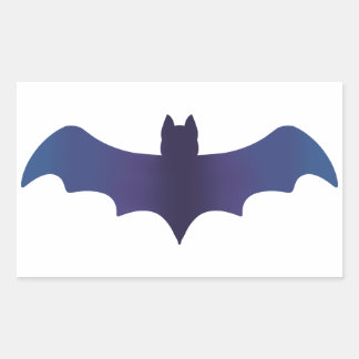 Sticker Rectangulaire Sticleur de chaume dégradé de minuit