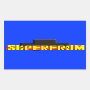 Sticker Rectangulaire Super Frum