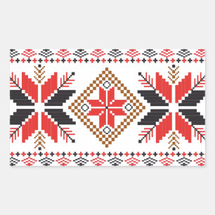 Sticker Rectangulaire Sweat de Noël moche île