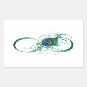 Sticker Rectangulaire Symbole de l'Infinity