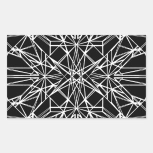 Sticker Rectangulaire Symétrie géométrique