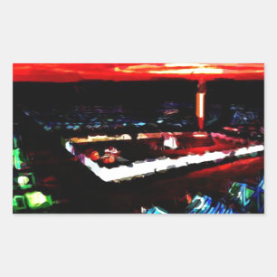 Sticker Rectangulaire Tabernacle de Dieu dans la région sauvage