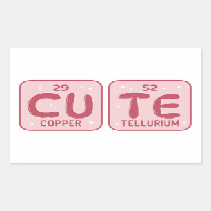 Sticker Rectangulaire Table périodique mûre