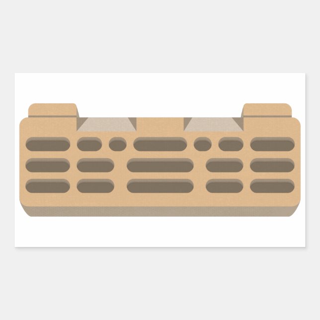 Sticker Rectangulaire Tableau de bord escalade (Devant)