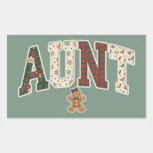 Tante de Noël Motif Faux Patchwork II