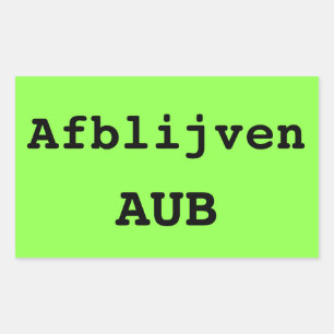 Sticker Rectangulaire Tapis-cadeau remarquable avec texte personnalisé