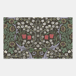 Sticker Rectangulaire Tapisserie florale de ronce de William Morris