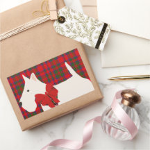 Tartan Terrier Écossais Blanc