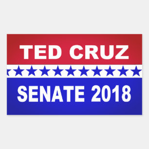 Sticker Rectangulaire Ted Cruz 2018 Colonne du Sénat