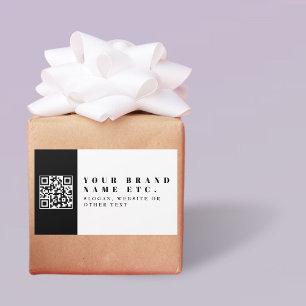 Sticker Rectangulaire Téléchargez simplement votre propre code QR   Mode