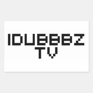 Sticker Rectangulaire Télévision iDubbz