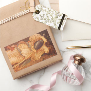 Sticker Rectangulaire Temperantia par Sir Edward Coley Burne-Jones