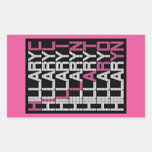 Sticker Rectangulaire textuel d'hillary clinton