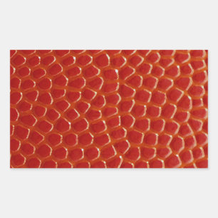 Sticker Rectangulaire Texture de gros plan du basket-ball