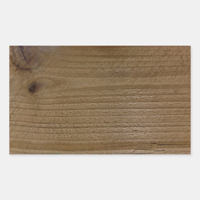 Sticker Rectangulaire Texture du bois de construction (Devant)