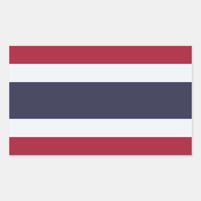 Sticker Rectangulaire Thaïlande (Devant)