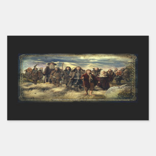 Sticker Rectangulaire The Company Framed