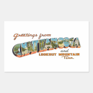 Sticker Rectangulaire TN Chattanooga