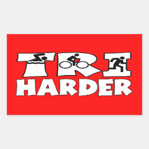 Sticker Rectangulaire Tri Harder