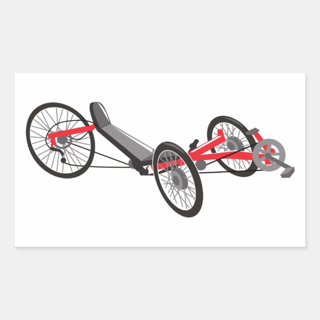 Sticker Rectangulaire Trike (Devant)