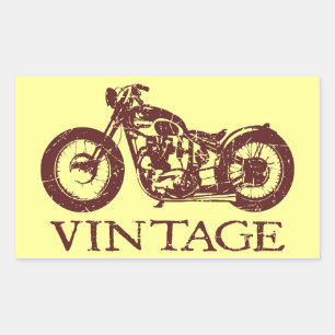 Sticker Rectangulaire Triomphe vintage