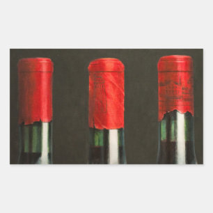 Sticker Rectangulaire Trois vins 2010
