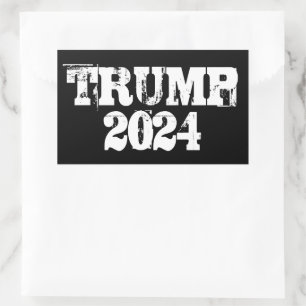 Sticker Rectangulaire Trump 2024