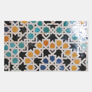 Sticker Rectangulaire Tuile murale Alhambra #9
