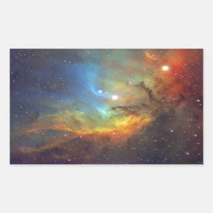 Sticker Rectangulaire Tulip Nebula SH2-101 NASA