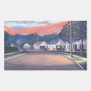 Sticker Rectangulaire Twilight Glow 1997