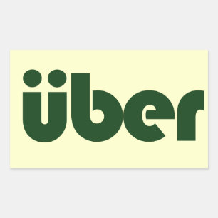 Sticker Rectangulaire uber