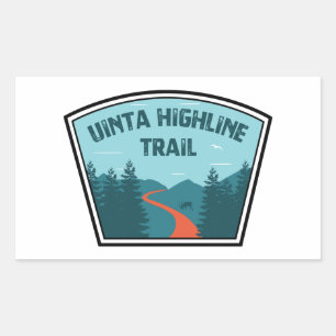 Sticker Rectangulaire Uinta Highline Trail Utah