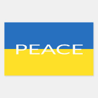 Ukraine bleu paix jaune drapeau de texte personnal