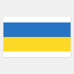Sticker Rectangulaire Ukraine - Drapeau ukrainien