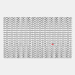 Sticker Rectangulaire Union Jack - Royaume-Uni