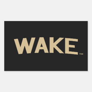 Sticker Rectangulaire Université Wake Forest Arche de réveil