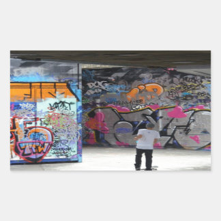 Sticker Rectangulaire Urband Street Art-Graffiti