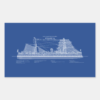 Sticker Rectangulaire USCG Cutter Itasca - ABD