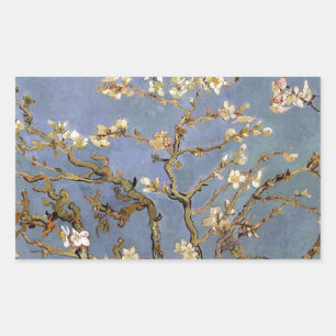 Sticker Rectangulaire Van Gogh Almond Blossom