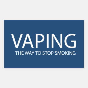 Sticker Rectangulaire Vaping (homonymie)
