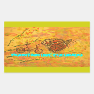 Sticker Rectangulaire Vélo de montagne le Colorado