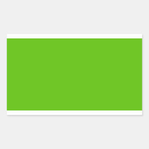 Sticker Rectangulaire Vert Pomme Clair